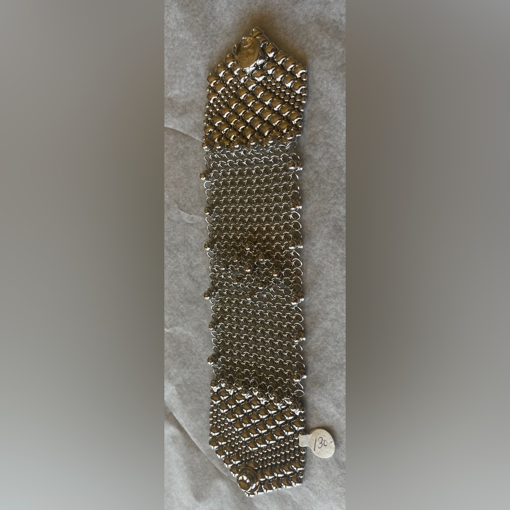 Liquid metal bracelet.